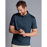 Pure Cotton Button Down Collar Polo Shirt