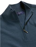 Pure Merino Wool Half Zip Jumper
