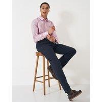 Crew Clothing Pure Cotton Check Shirt Light Pink Mix