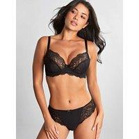 Panache Ana Lace Plunge Bra D-J Black