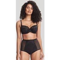 Panache Envy Mesh & Lace Full Briefs Black