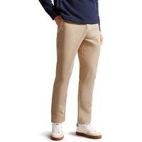 Ted Baker Slim Fit Textured Chinos Stone