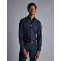 Slim Fit Non Iron Pure Cotton Print Shirt