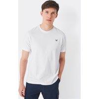 Crew Clothing Pure Cotton Crew Neck T-Shirt White