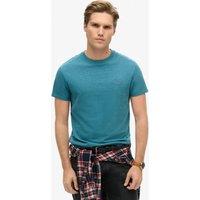 Superdry & Co Slim Fit Cotton Crew Neck T-Shirt Blue