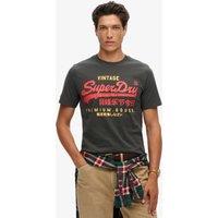 Cotton Rich Logo Graphic Crew Neck T-Shirt