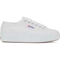 2740 Platform Canvas Lace Up Trainers