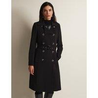 Belted Double Breasted Trench Coat
