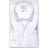 Hawes & Curtis Fitted Slim Easy Iron Pure Cotton Shirt White