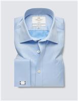 Fitted Slim Non Iron Pure Cotton Twill Shirt