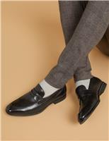 Leather Slip-On Loafers