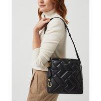 Dukes Place Leather Quilted Cross Body Bag