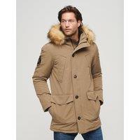 Faux Fur Hooded Parka Jacket