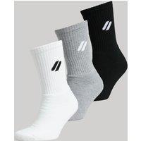 3pk Logo Embroidered Sports Socks