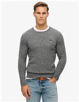 Wool Blend Crew Neck Jumper