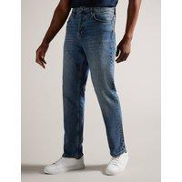 Ted Baker Slim Fit 5 Pocket Stretch Jeans Medium Indigo