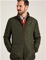 Joules Pure Cotton Quilted Jacket Green
