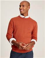 Joules Pure Cotton Crew Neck Jumper Orange