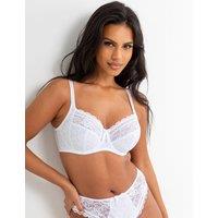 Pour Moi Rebel Wired Side Support Bra DD-J White