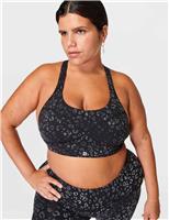 Sweaty Betty Power Medium Support Non Wired Sports Bra Black Mix