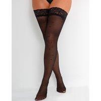 Decadence 15 Denier Heart Hold-Ups