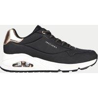 Uno Shimmer Away Lace Up Platform Trainers