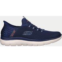 Skechers Wide Fit Summits High Range Slip-ins Trainers Navy
