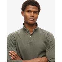 Slim Fit Pure Cotton Long Sleeve Polo Shirt