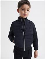 Cotton Blend Quilted Jacket (3-14 Yrs)