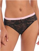 Offbeat Floral Lace Bikini Knickers