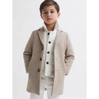 Wool Rich Longline Jacket (3-14 Yrs)