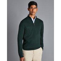 Pure Merino Wool Half Zip Jumper