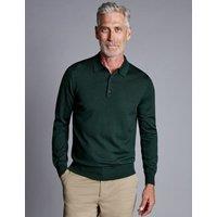 Pure Merino Wool Knitted Polo Shirt