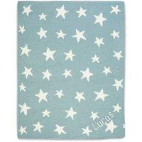 Chenille Blanket - Blue Star