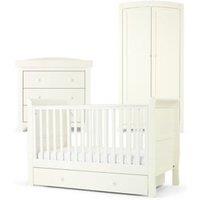 Mia 3 Piece Cotbed Range with Dresser and Wardrobe