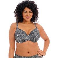 Pebble Cove Printed Wired Plunge Bikini Top