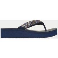 Cali Vinyasa Wild Daisies Wedge Flip Flops