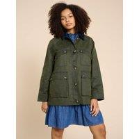 Cotton Rich Collared Utility Jacket