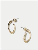 Oval Mini Hoop Earrings