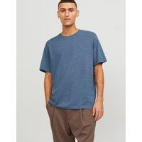 JACK & JONES Pure Cotton T-Shirt Blue