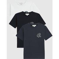3pk Pure Cotton T-Shirts (3-14 Yrs)