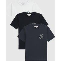 3pk Pure Cotton T-Shirts (3-14 Yrs)