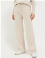 Pure Cashmere Wide Leg Joggers