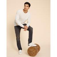 Straight Fit 5 Pocket Jeans