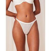 Signature Sheer High Leg Thong