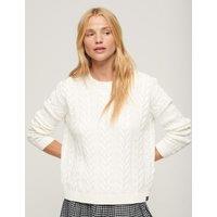 Pure Cotton Cable Knit Relaxed Jumper