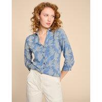 Jersey Printed Collared Shirt