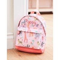 Personalised Pink Safari Mini Backpack