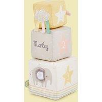 Personalised Plush Animal Stacking Cubes