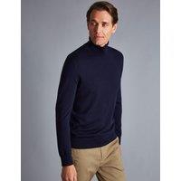 Pure Merino Wool Roll Neck Jumper
